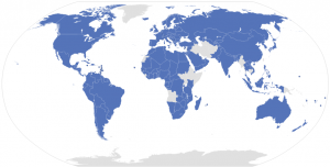 Berne Convention Signatory Countries, 2016